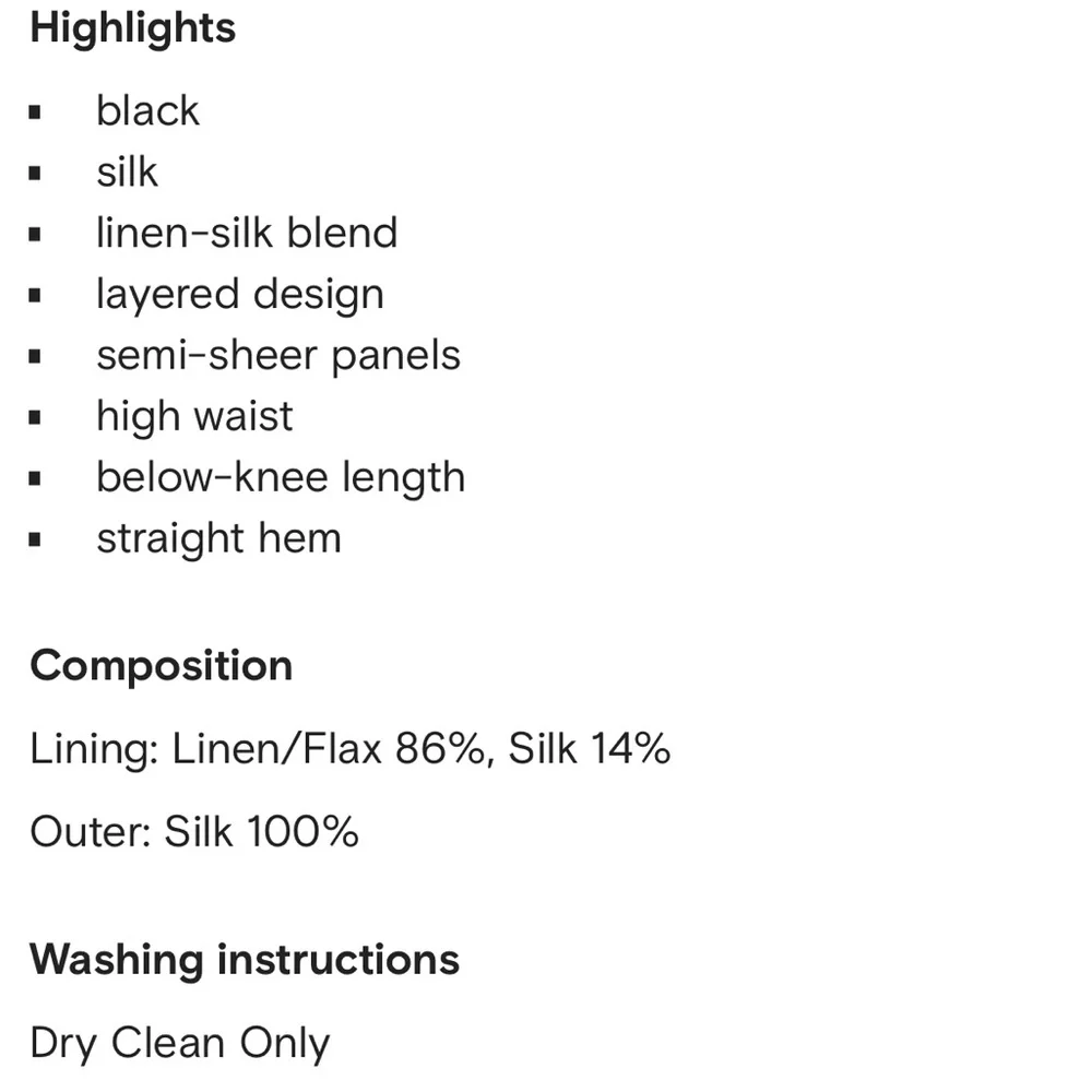 NEW Khaite Layered Semi-Sheer Silk Alleta Skirt, Size 8 - Picture 6 of 10